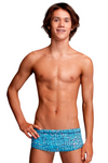 Funky Trunks - Boy's Sidewinder Trunks - Blue Stone