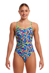 Funkita - Ladies Diamond Back One Piece - Choppy Watees