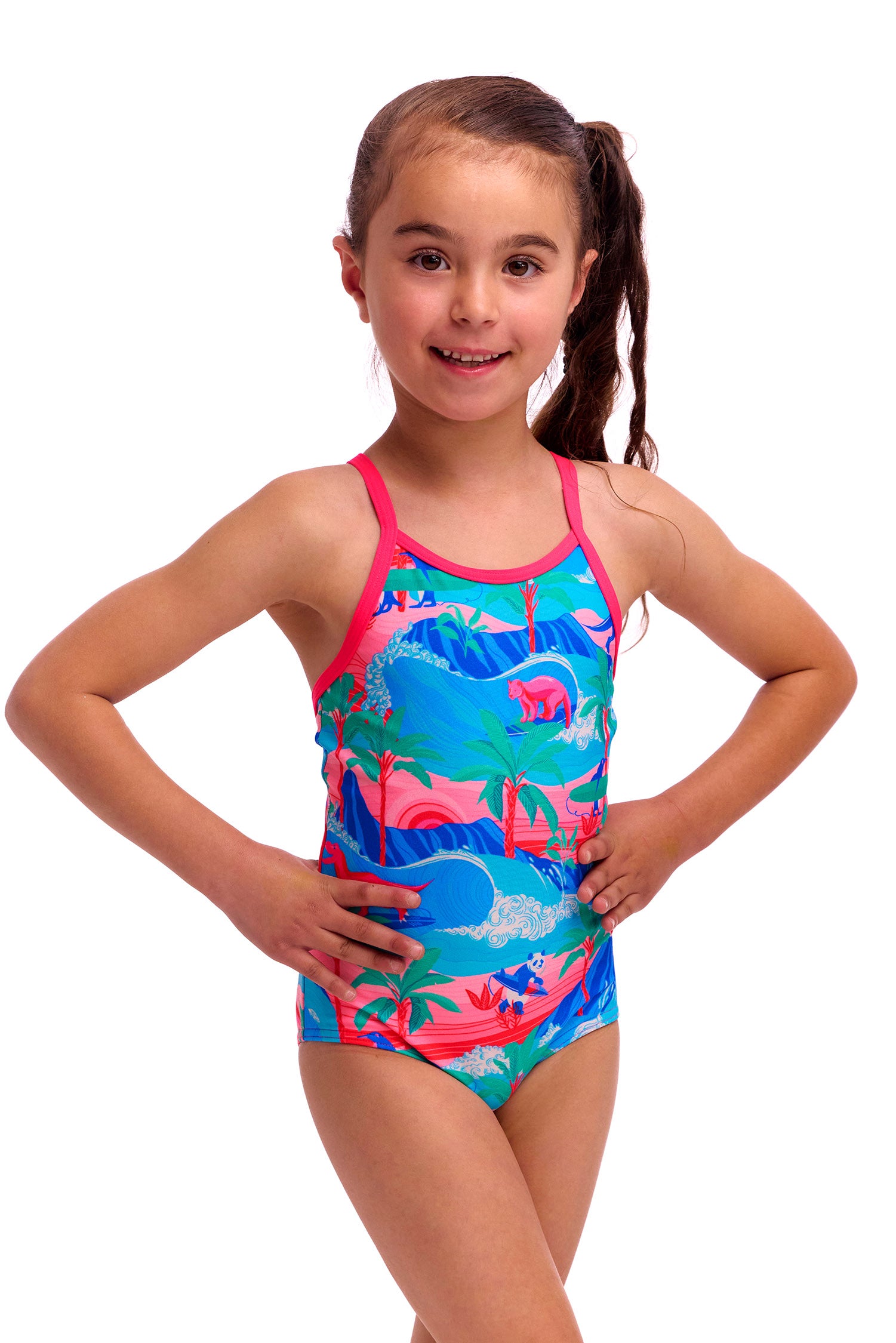 Funkita - Toddler Girl's Printed One Piece - Dudette