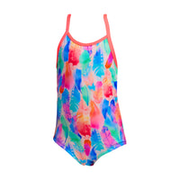 Funkita - Toddler Girl's Printed One Piece - Tickle Pink