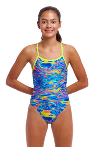 Funkita - Girl's Single Strap One Piece - Stir Crazy