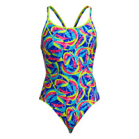 Funkita - Girl's Diamond Back One Piece - Choppy Waters