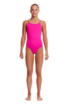 Funkita - Ladies Eco Diamond Back One Piece - Still Pink