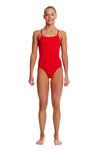 Funkita - Girl's Diamond Back One Piece - Still Red