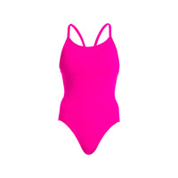 Funkita - Ladies Eco Diamond Back One Piece - Still Pink