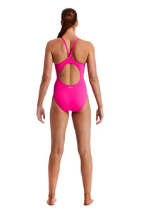 Funkita - Ladies Eco Diamond Back One Piece - Still Pink