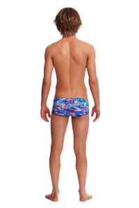Funky Trunks - Boy's Sidewinder Trunks - Cray Crayon