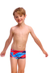 Funky Trunks - Toddler Boy's Printed Trunks - Wave Craze