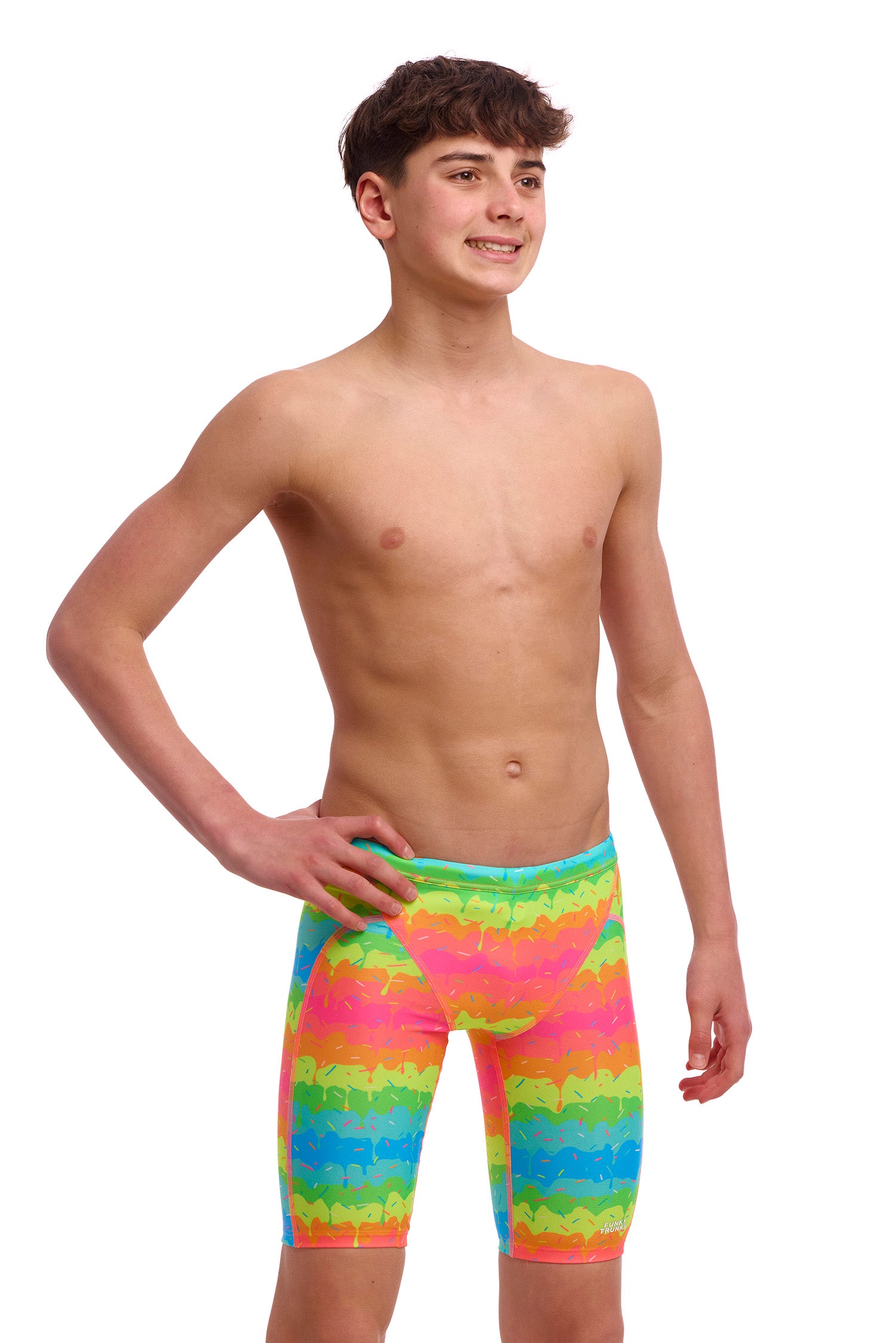 Funky Trunks - Boy's Training Jammers - Melting Mayhem