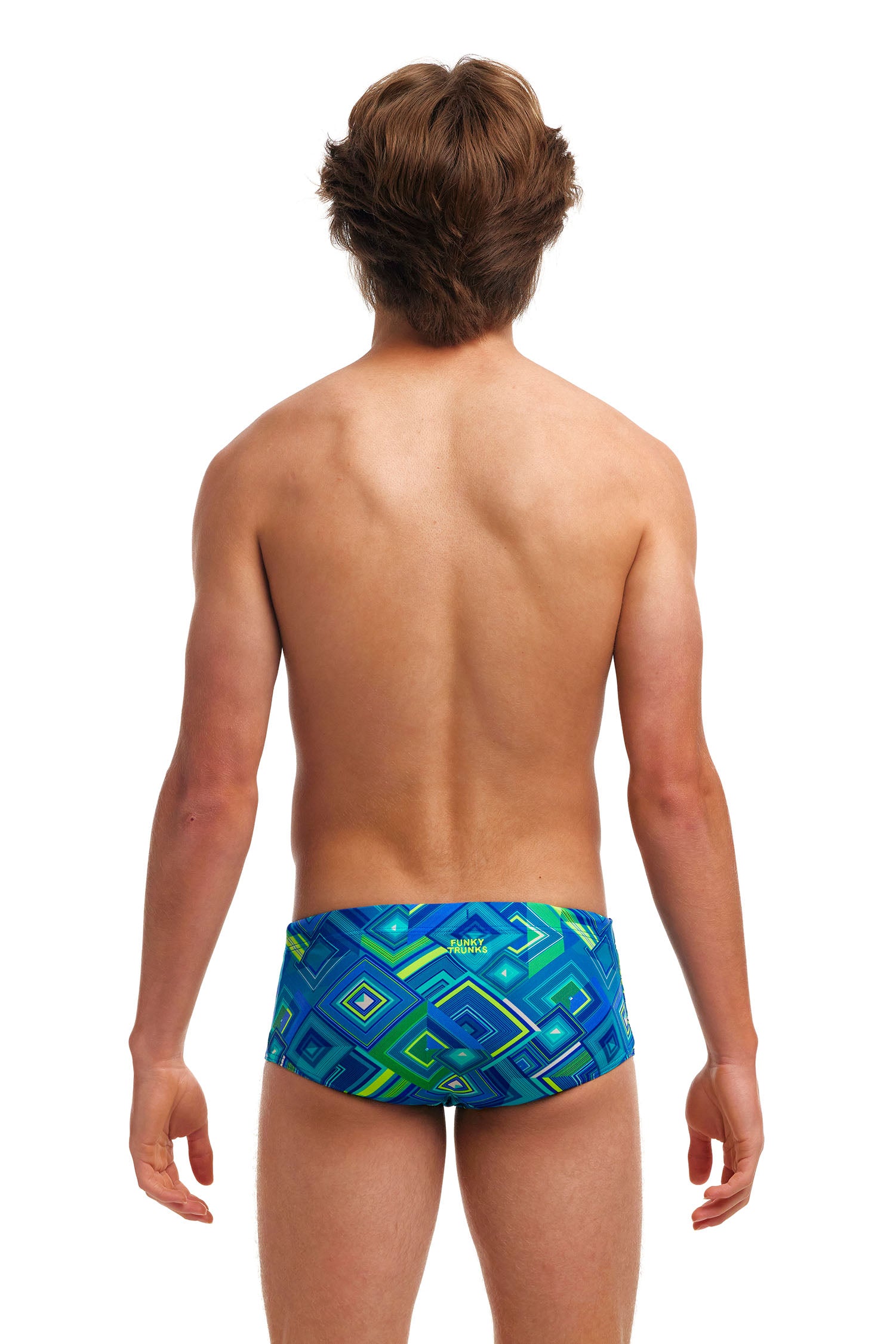 Funky Trunks - Boy's Sidewinder Trunks - Help Me Rhombus