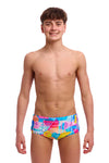 Funky Trunks - Boy's Sidewinder Trunks - Pixel Paradise