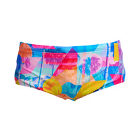 Funky Trunks - Boy's Sidewinder Trunks - Pixel Paradise