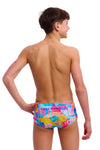 Funky Trunks - Boy's Sidewinder Trunks - Pixel Paradise