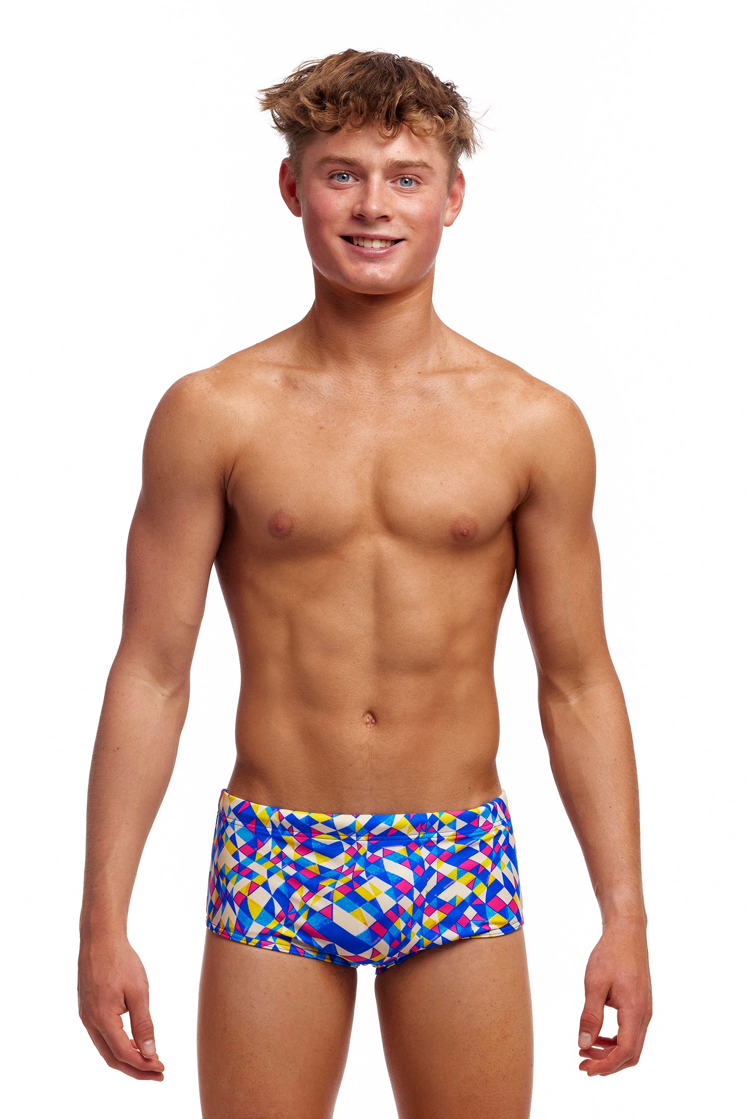 Funky Trunks - Boy's Sidewinder Trunks - Time Warp