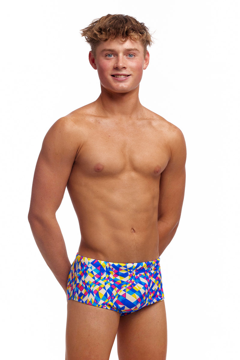Funky Trunks - Boy's Sidewinder Trunks - Time Warp