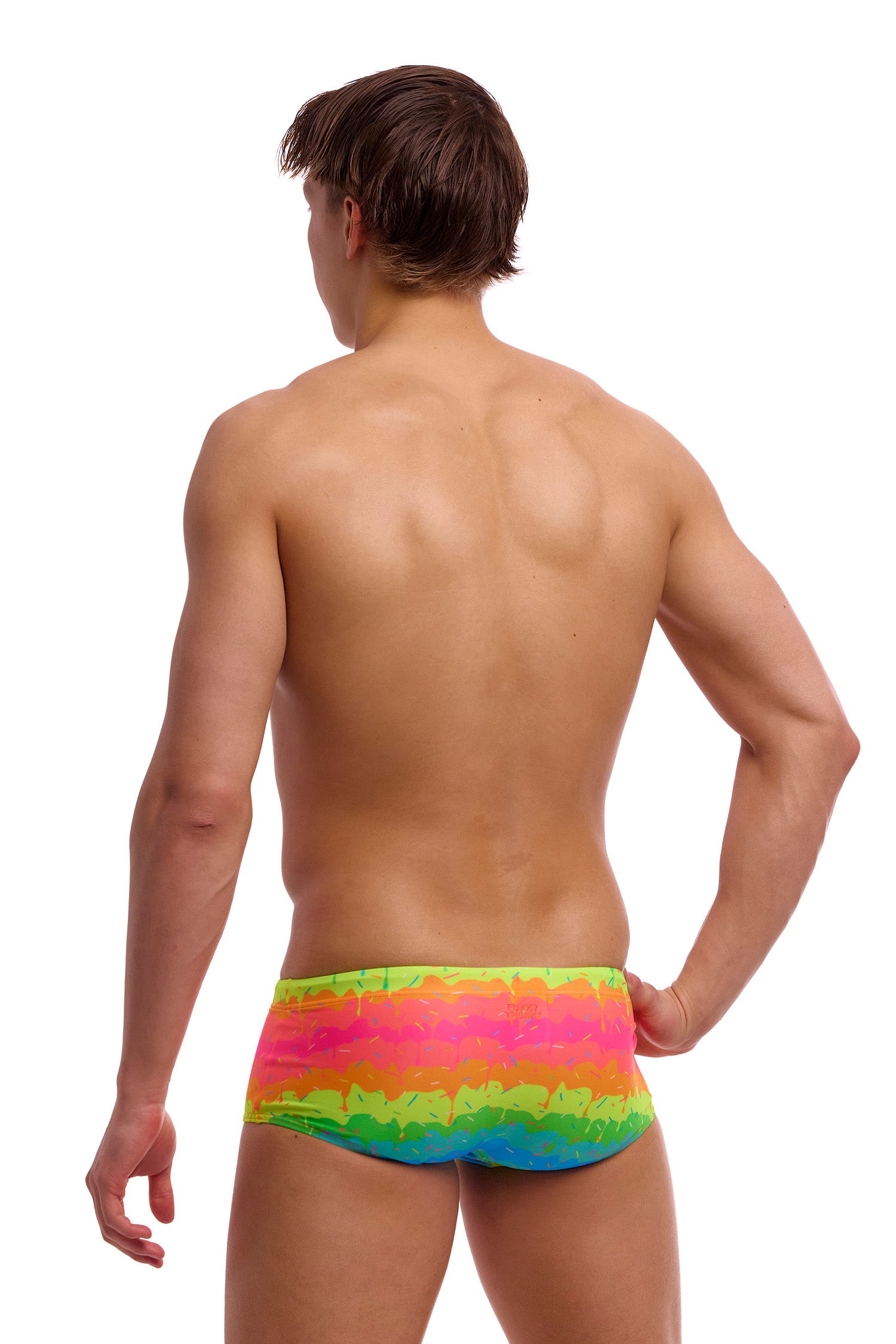Funky Trunks - Mens Eco Sidewinder Trunks - Melting Mayhem