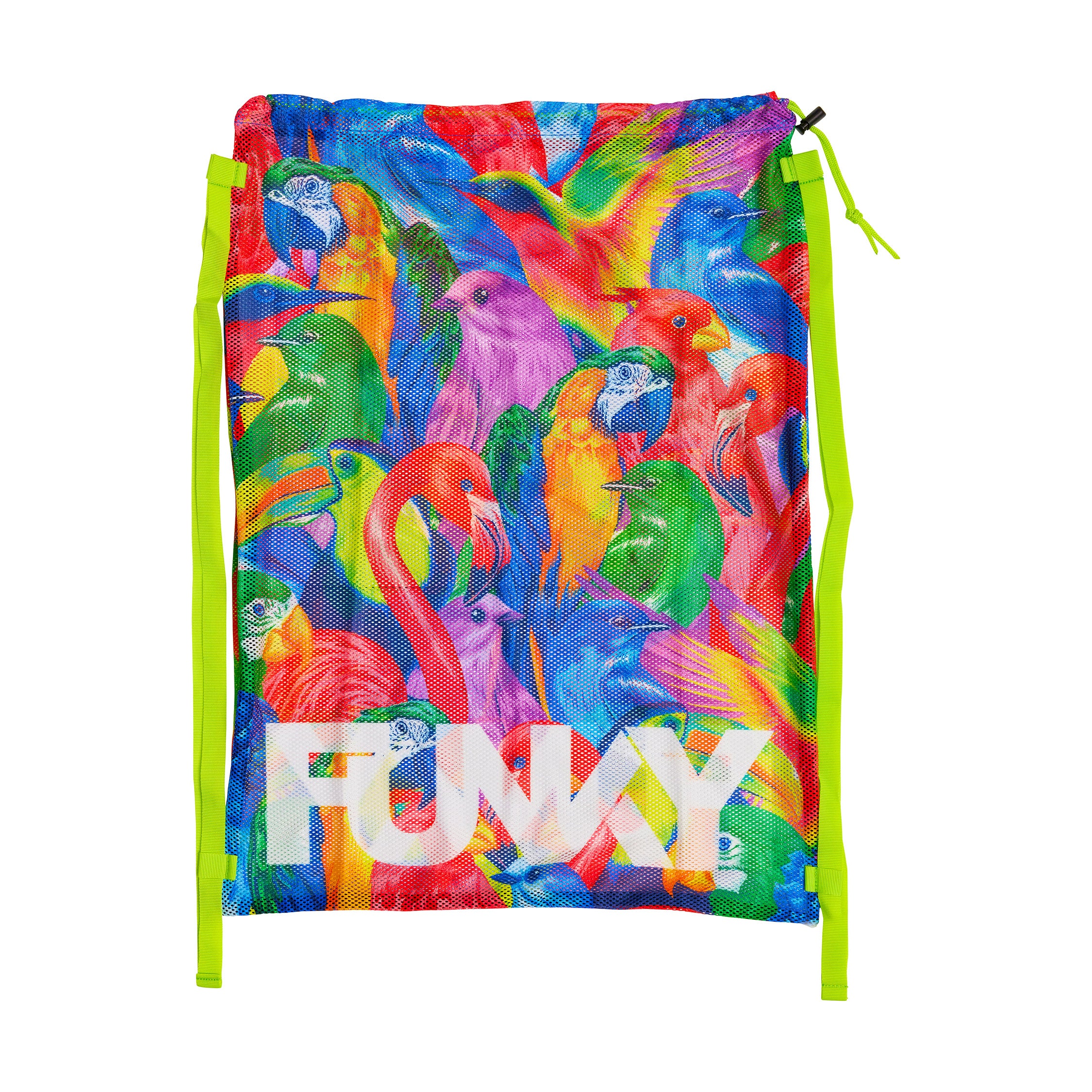 Way Funky - Mesh Gear Bag - Bright Birds